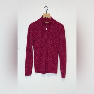 Smartwool Classic Thermal Merino Baselayer Womens 1/4 Zip , sz : large
